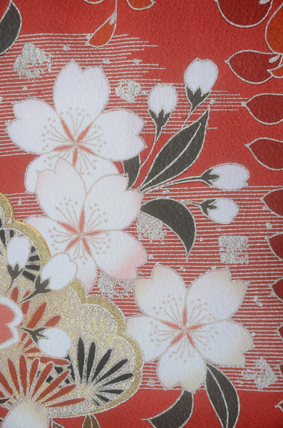 Long-sleeved kimono 6 items set / Furisode / FK#2-257