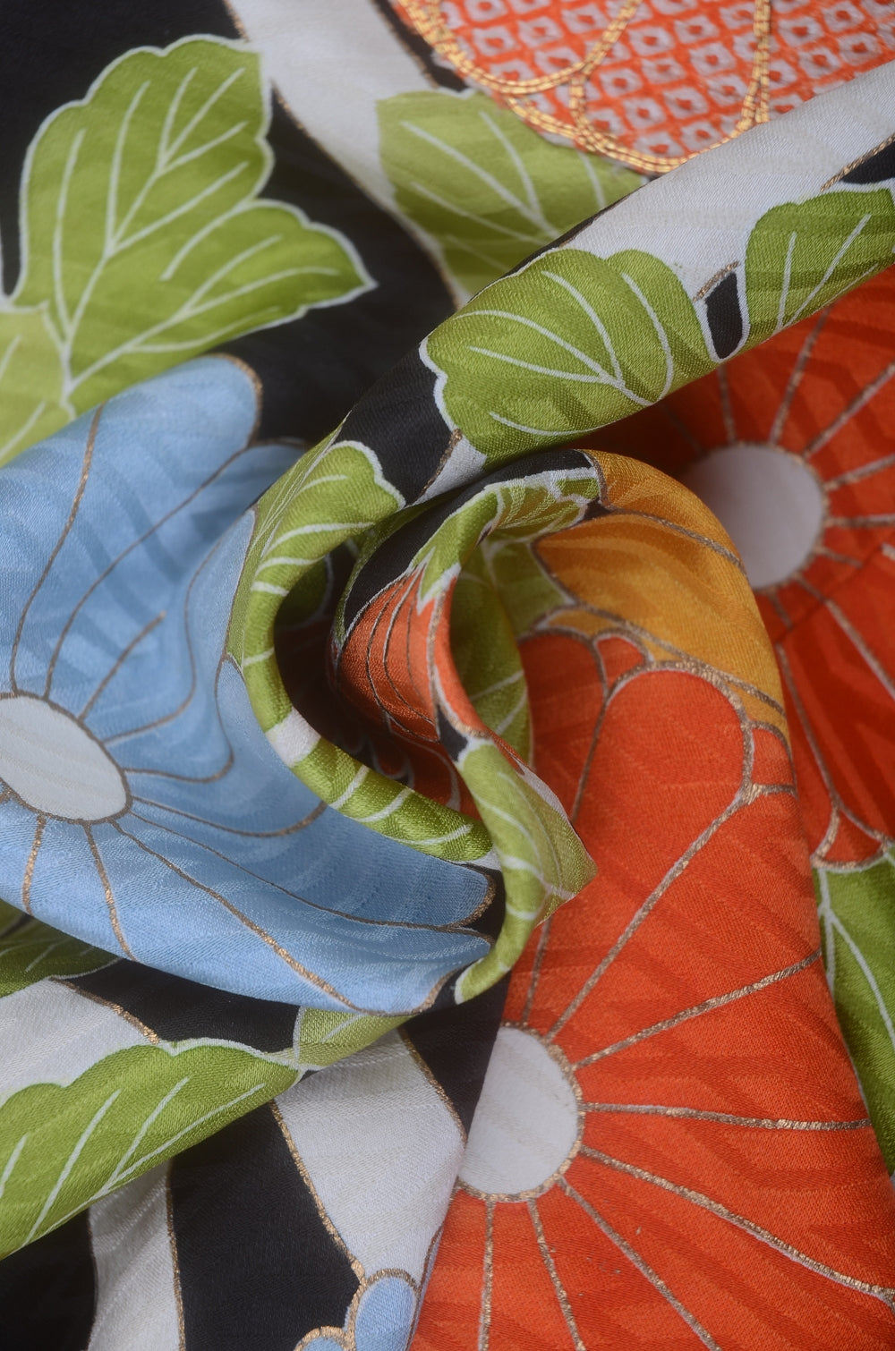 Long-sleeved kimono 6 items set / Furisode / FK#2-102