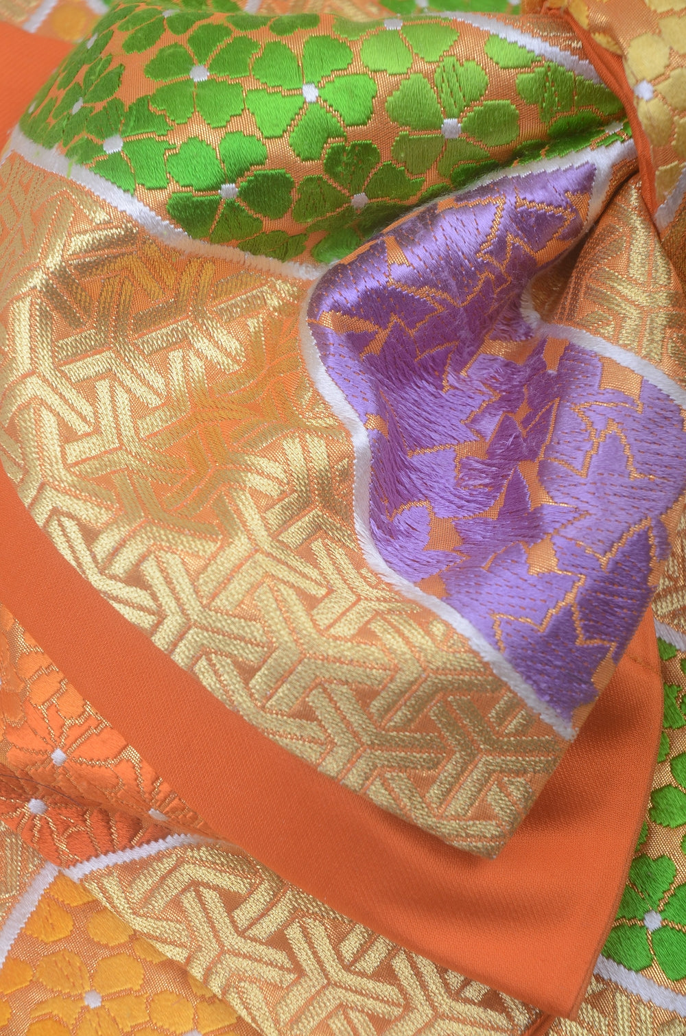 Long-sleeved kimono 6 items set / Furisode / FK#2-102