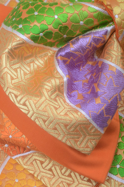 Long-sleeved kimono 6 items set / Furisode / FK#2-102