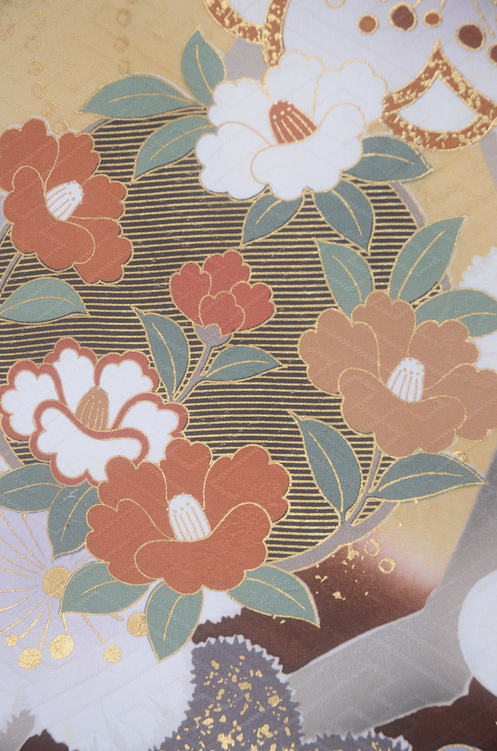 Long-sleeved kimono 6 items set / Furisode / FK#2-258