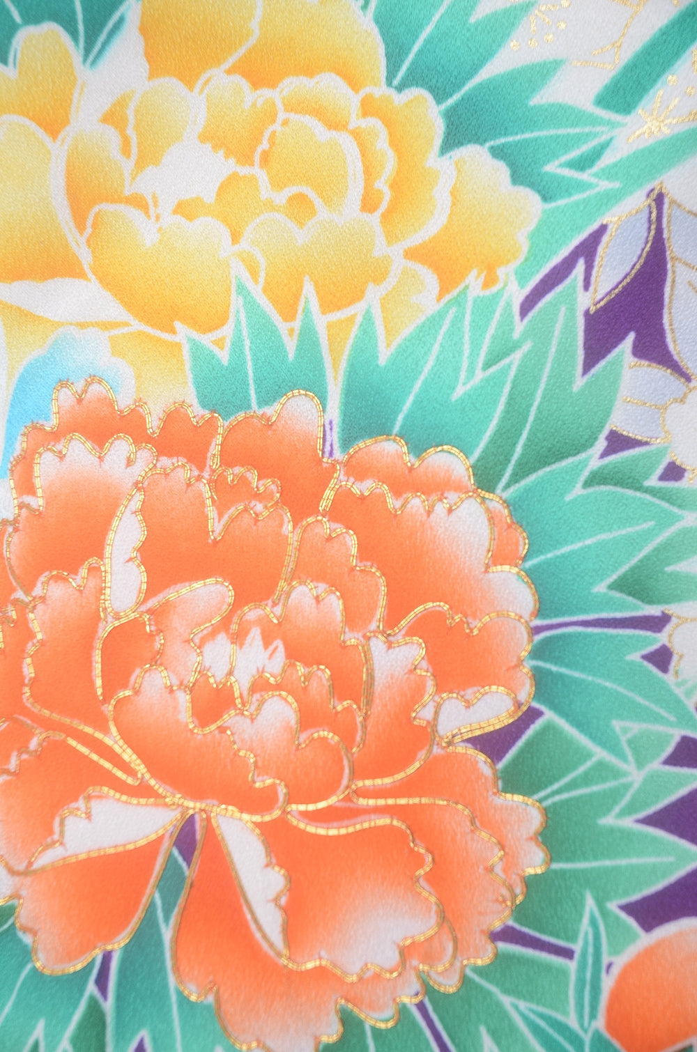 Long-sleeved kimono 6 items set / Furisode / FK#2-259