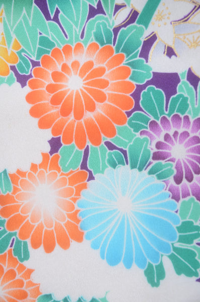 Long-sleeved kimono 6 items set / Furisode / FK#2-259