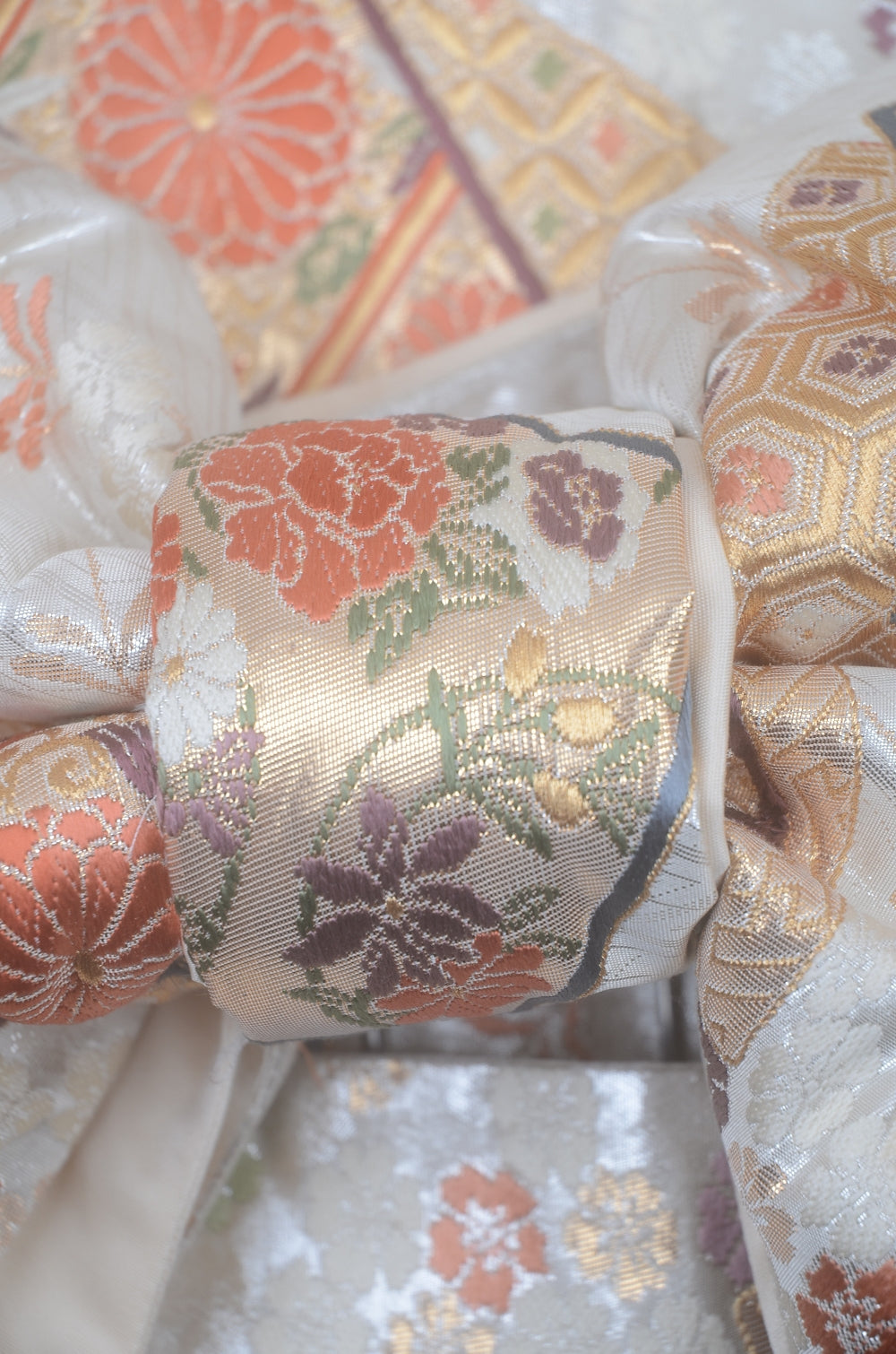 Long-sleeved kimono 6 items set / Furisode / FK#2-259