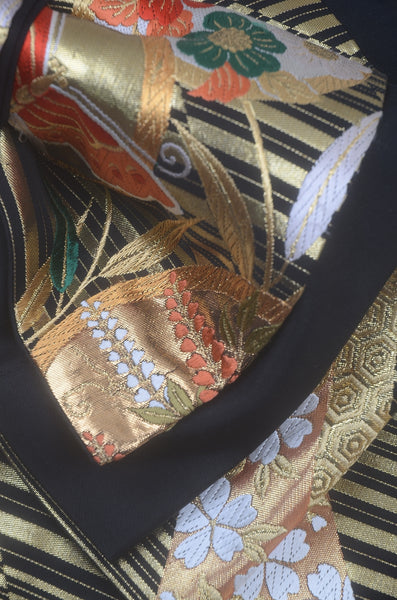 Long-sleeved kimono 6 items set / Furisode / FK#2-261