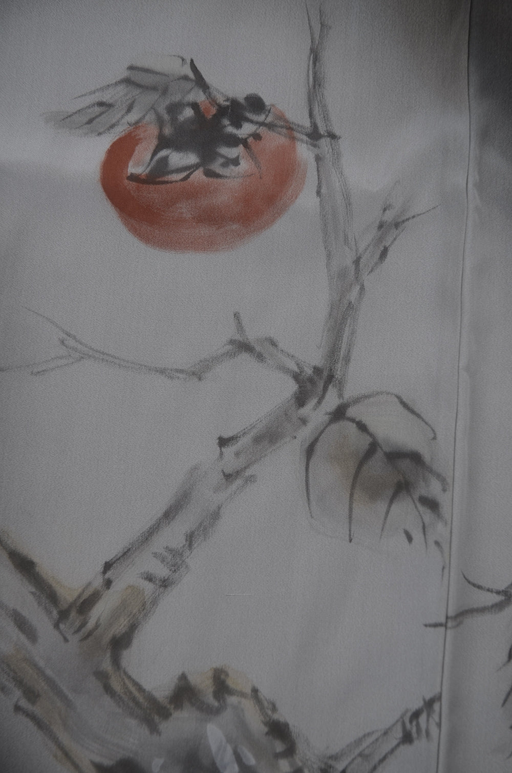 Men Undergarment / MU #1-037“Rare Men’s Juban – Monkey & Persimmon Design”