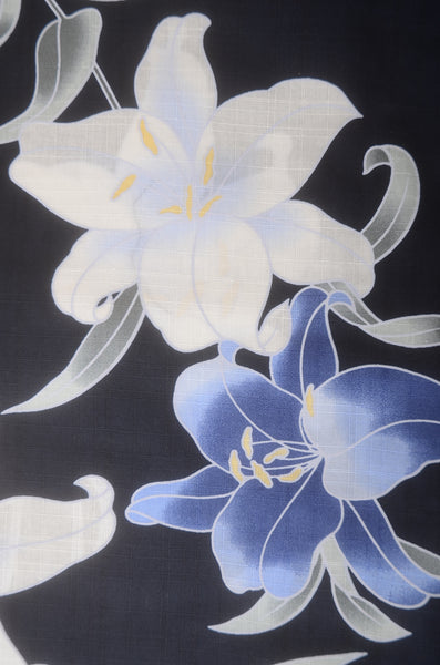 Japanese yukata kimono / D #196