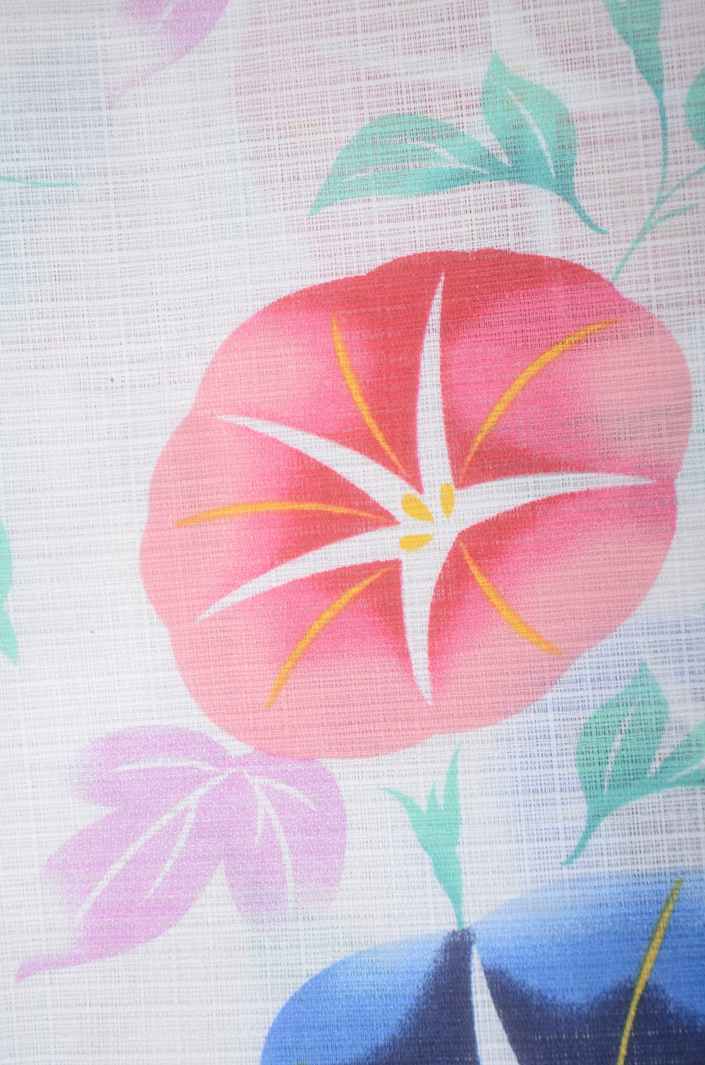 Girls yukata and obi belt set / GY #62 (9-10)