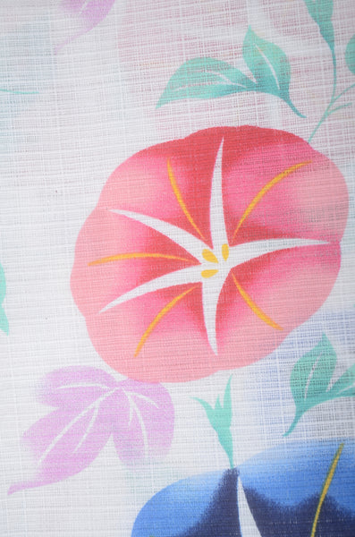 Girls yukata and obi belt set / GY #62 (9-10)