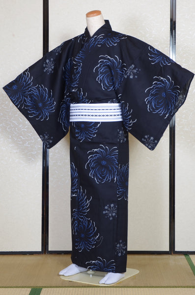 Men yukata kimono / MB #898 /3L