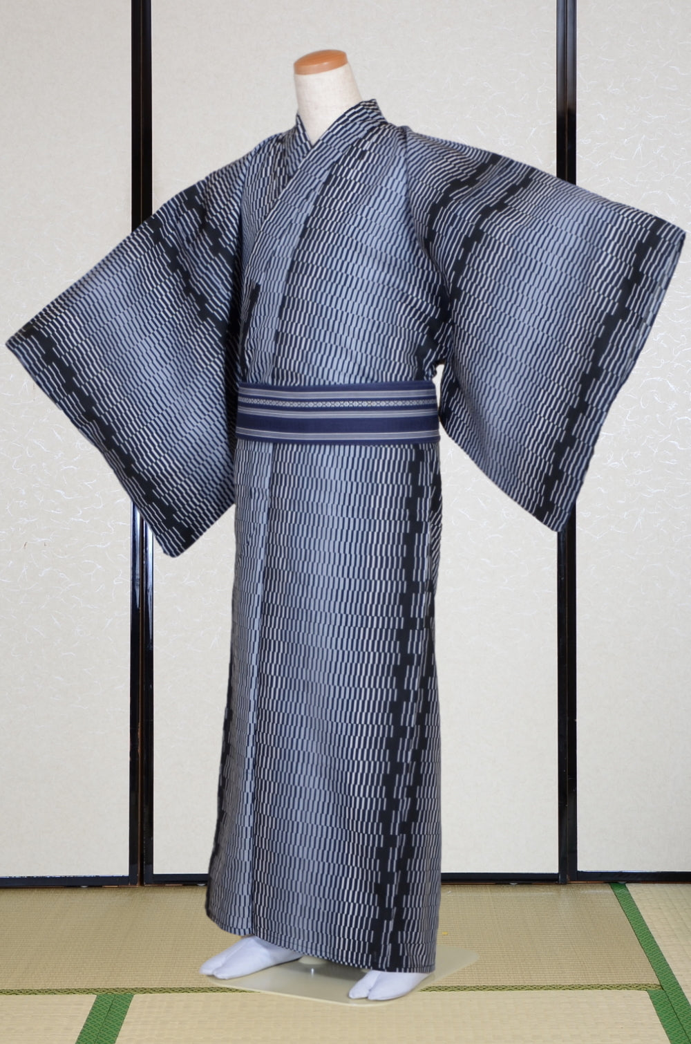 Men yukata kimono / MB #910 /4L