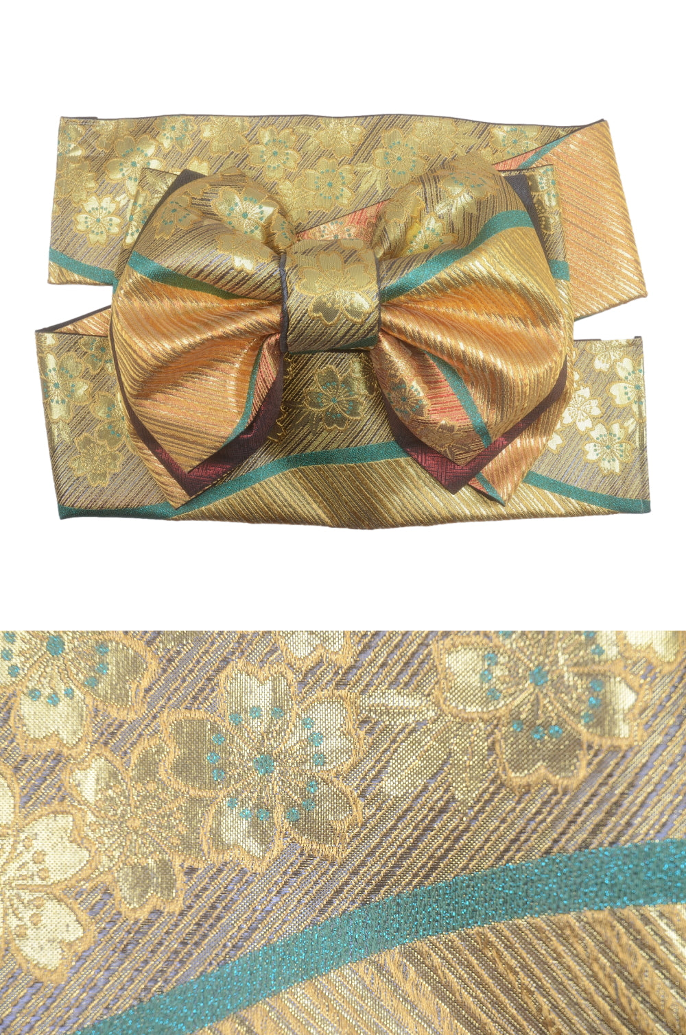 Traditional obi ( Pre-tied ) / TM #131