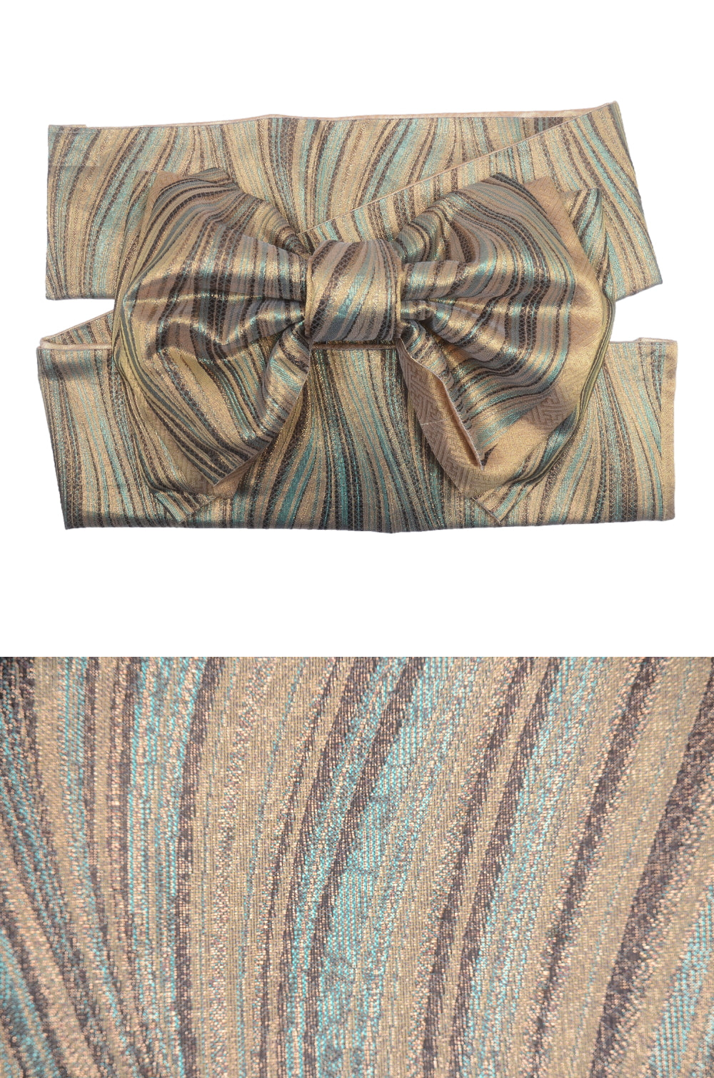 Traditional obi ( Pre-tied ) / TM #133