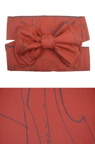 Traditional obi ( Pre-tied ) / TM # 132