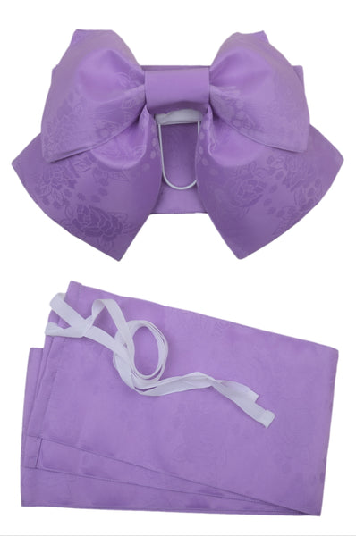 Pre-tied obi belt / Light purple #106 (EM)
