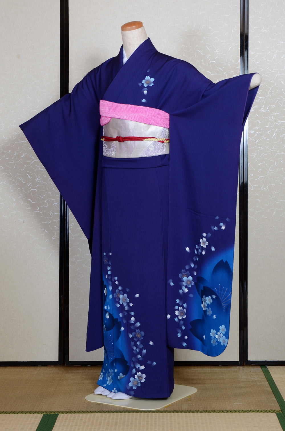 Long-sleeved kimono 6 items set / Furisode / FK#2-242