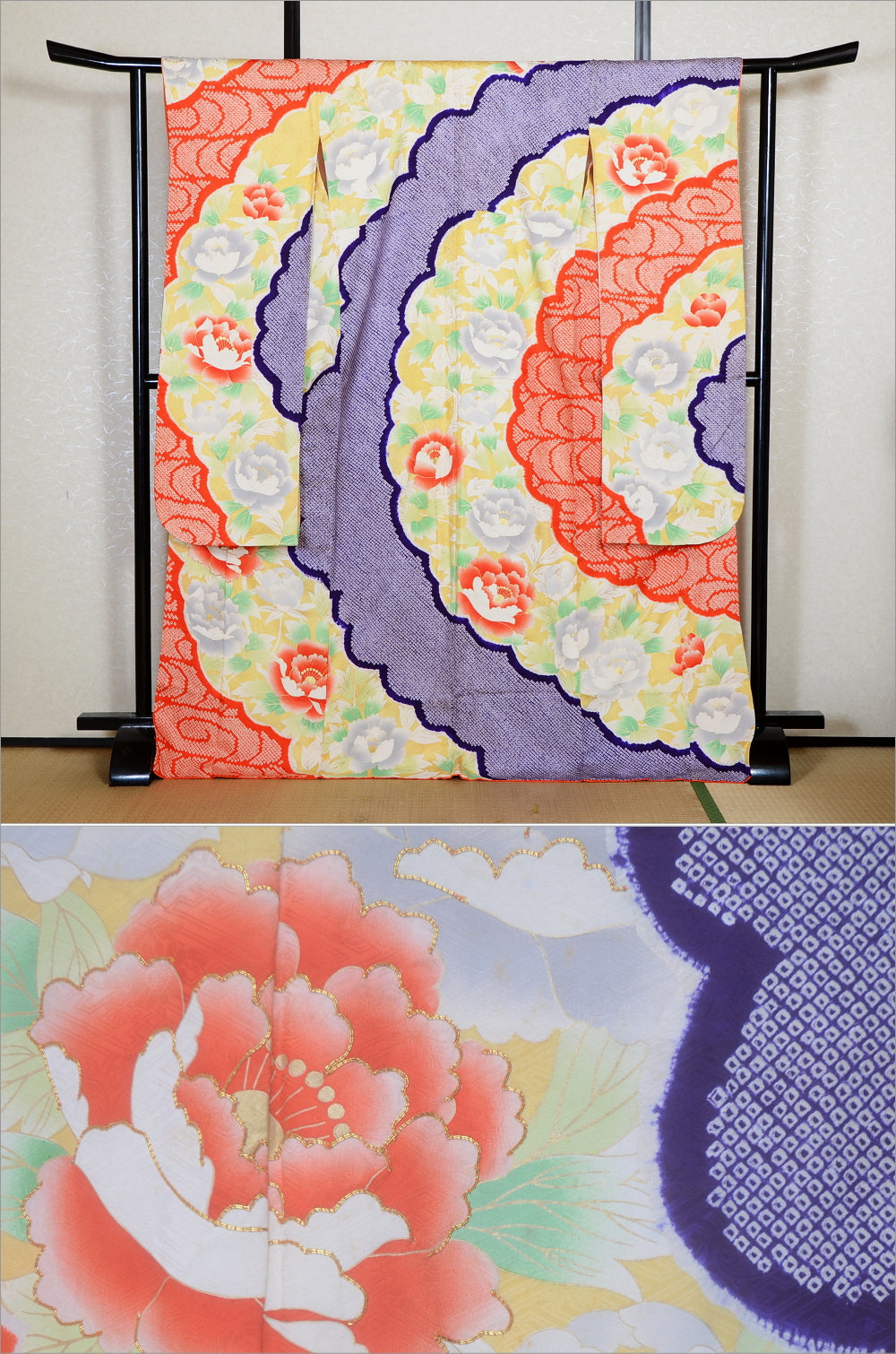 Long-sleeved kimono / Furisode / FK#2-364