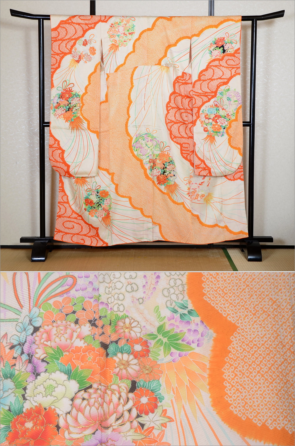 Long-sleeved kimono / Furisode / FK#2-090
