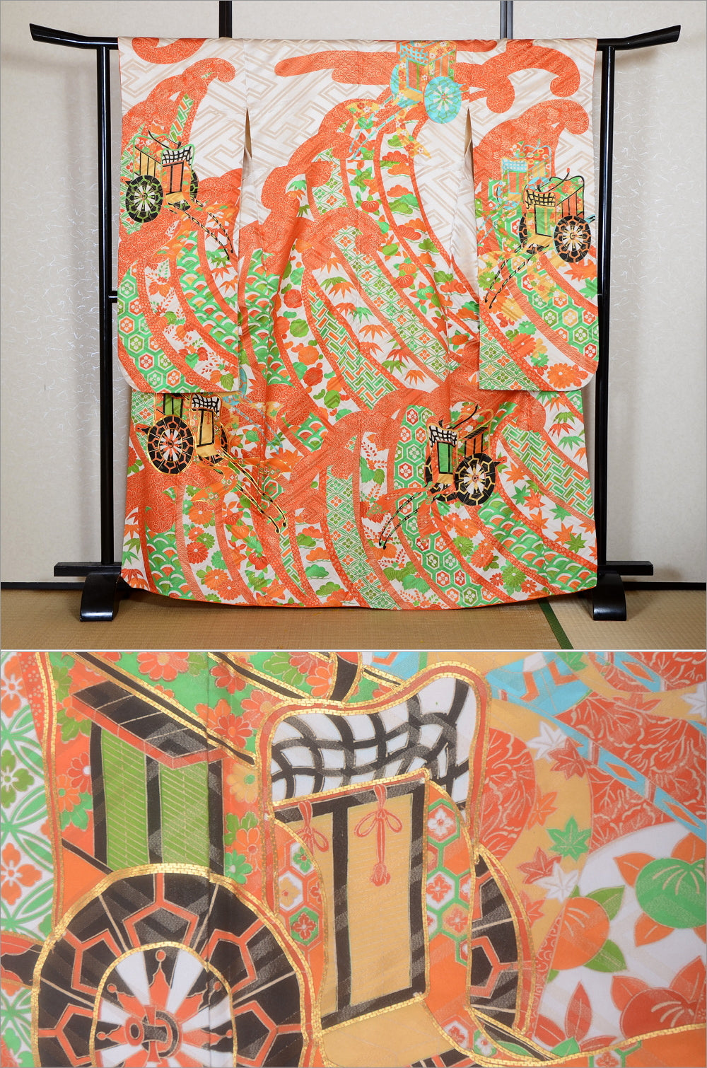 Long-sleeved kimono / Furisode / FK#2-097