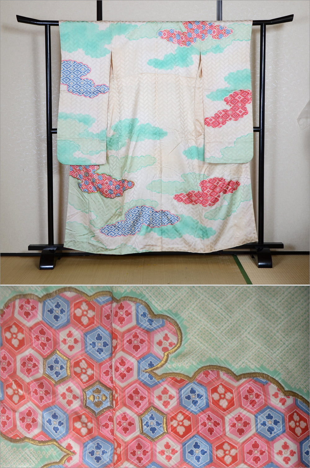 Long-sleeved kimono / Furisode / FK#1-915