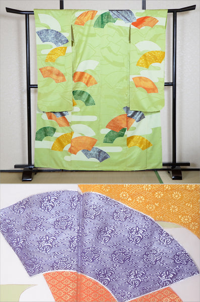 Long-sleeved kimono / Furisode / FK#2-098