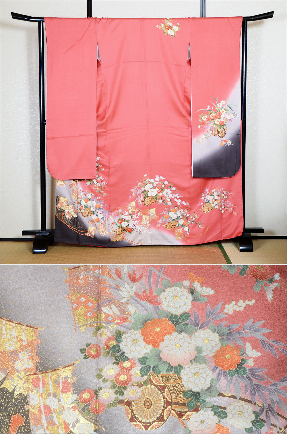 Long-sleeved kimono / Furisode / FK#1-958