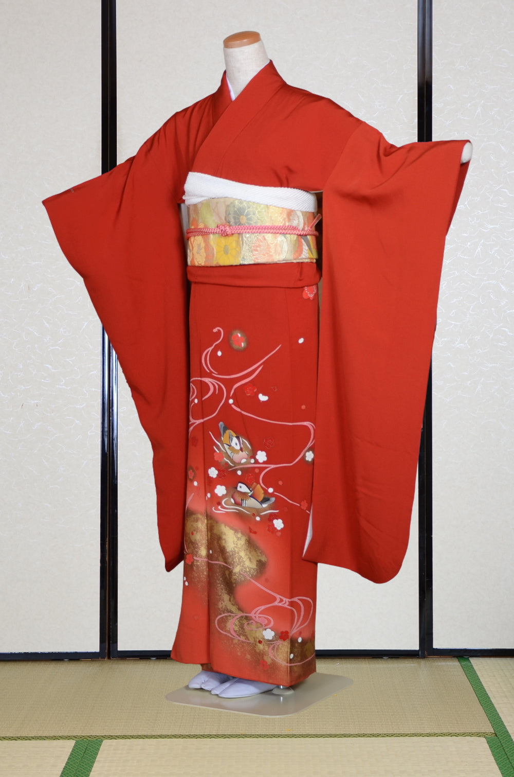 Long-sleeved kimono 6 items set / Furisode / FK#1-950