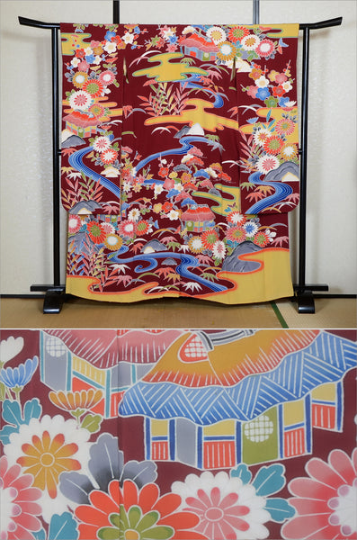 Long-sleeved kimono / Furisode / FK#2-372