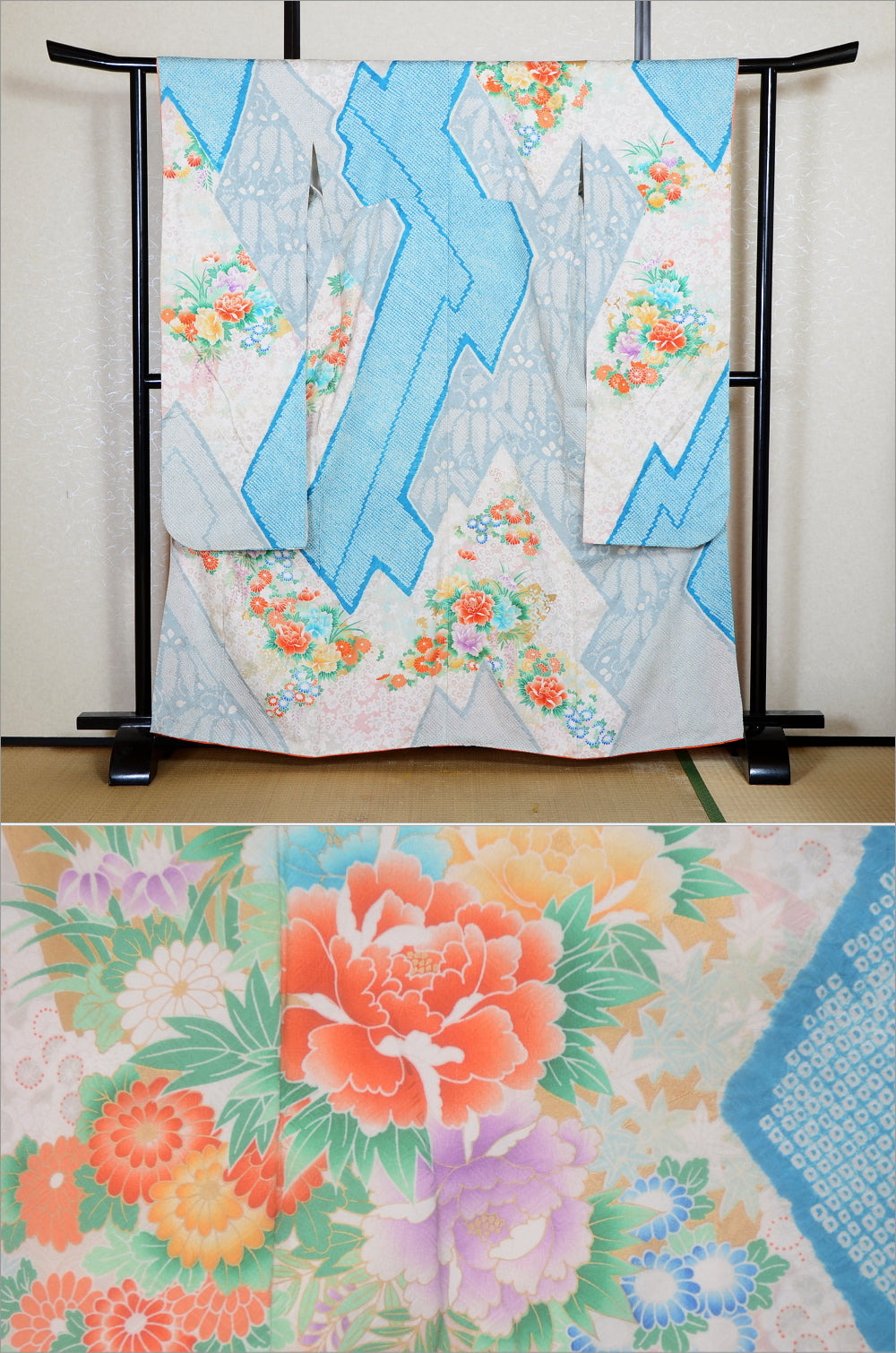 Long-sleeved kimono / Furisode / FK#2-366