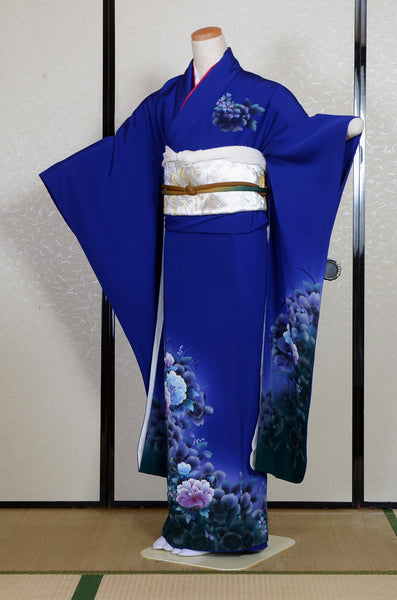 Long-sleeved kimono 6 items set / Furisode / FK#2-227
