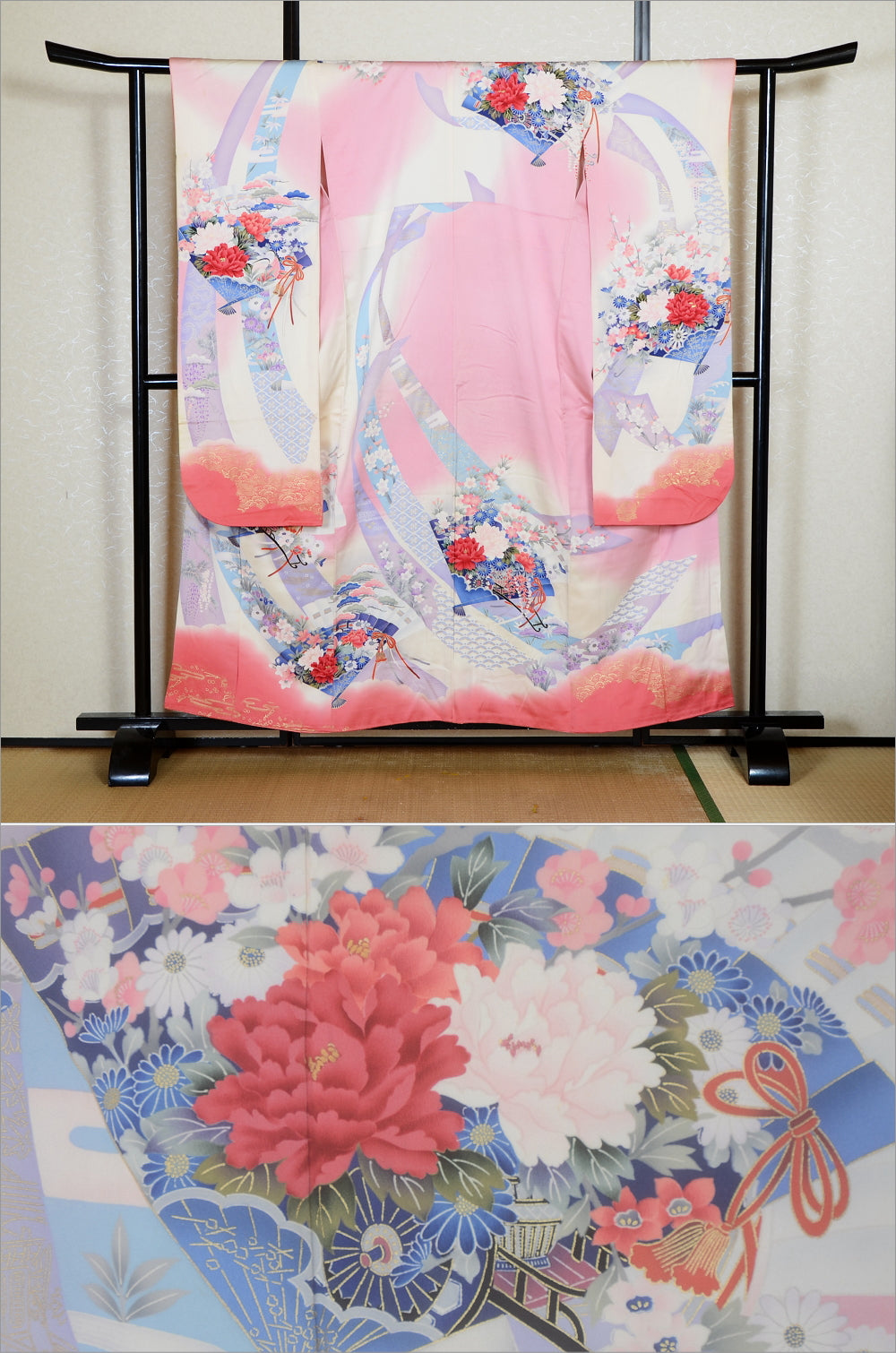 Long-sleeved kimono / Furisode / FK#2-369