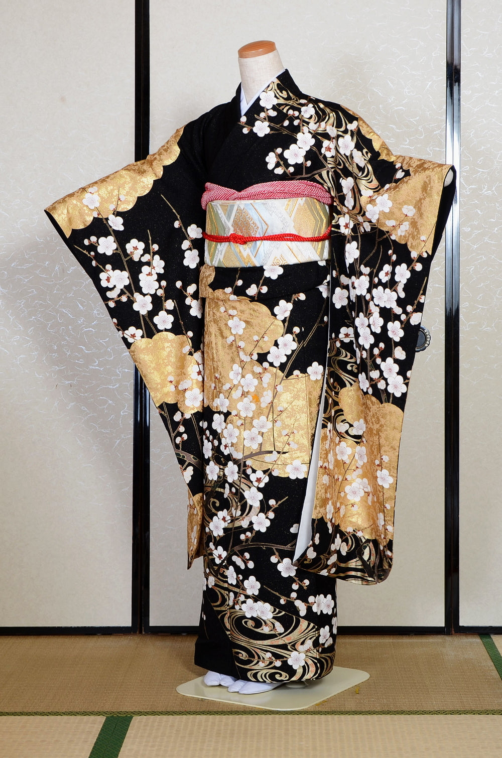 Long-sleeved kimono 6 items set / Furisode / FK#2-329