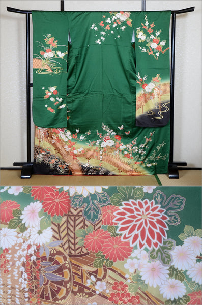 Long-sleeved kimono / Furisode / FK#2-194