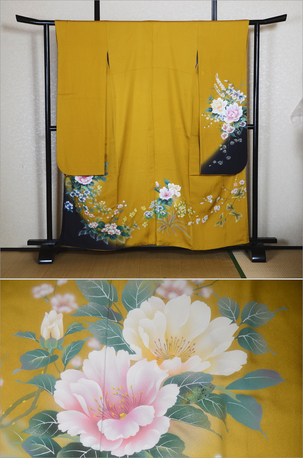 Long-sleeved kimono / Furisode / FK#1-916
