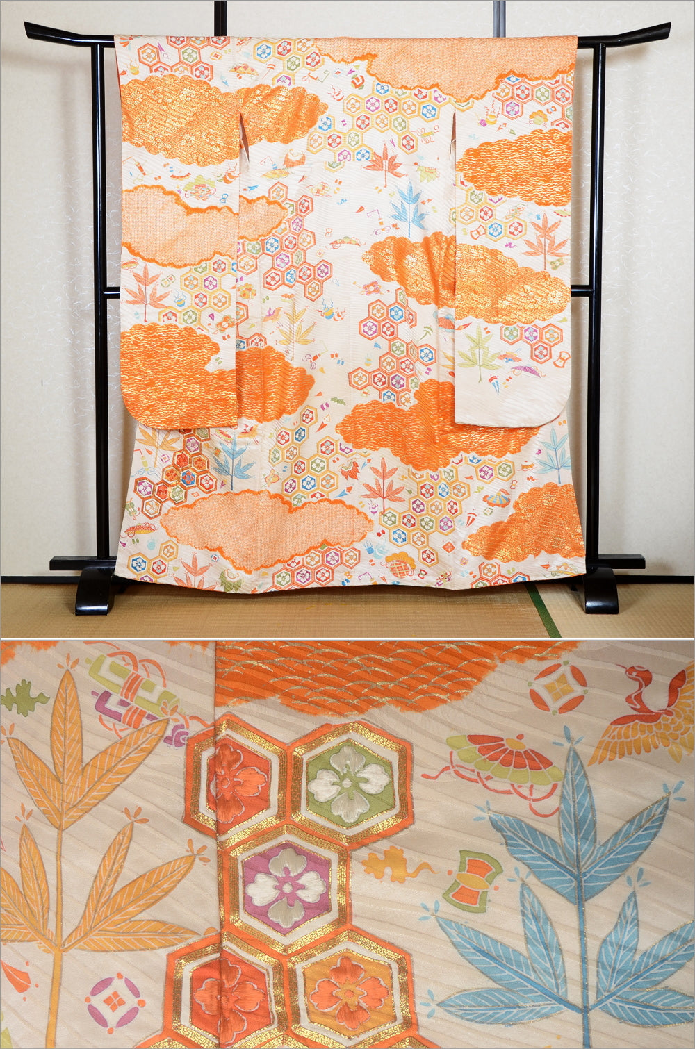 Long-sleeved kimono / Furisode / FK#2-031