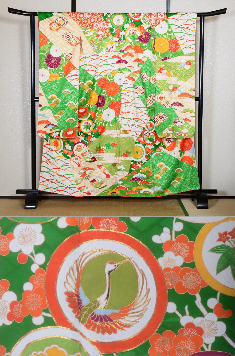 Long-sleeved kimono / Furisode / FK#2-095