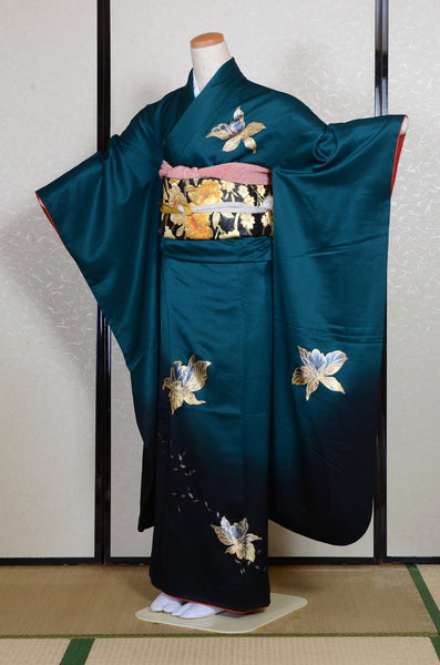 Long-sleeved kimono 6 items set / Furisode / FK#2-249