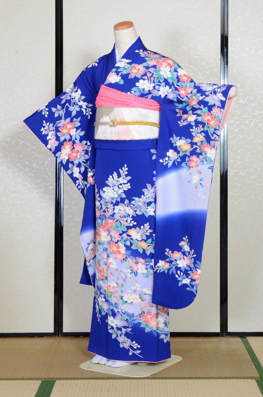 Long-sleeved kimono 6 items set / Furisode / FK#2-160