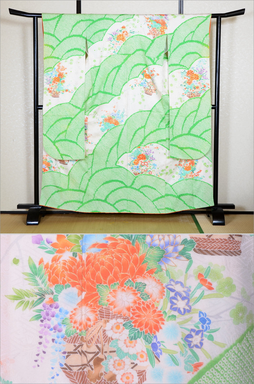 Long-sleeved kimono / Furisode / FK#2-197