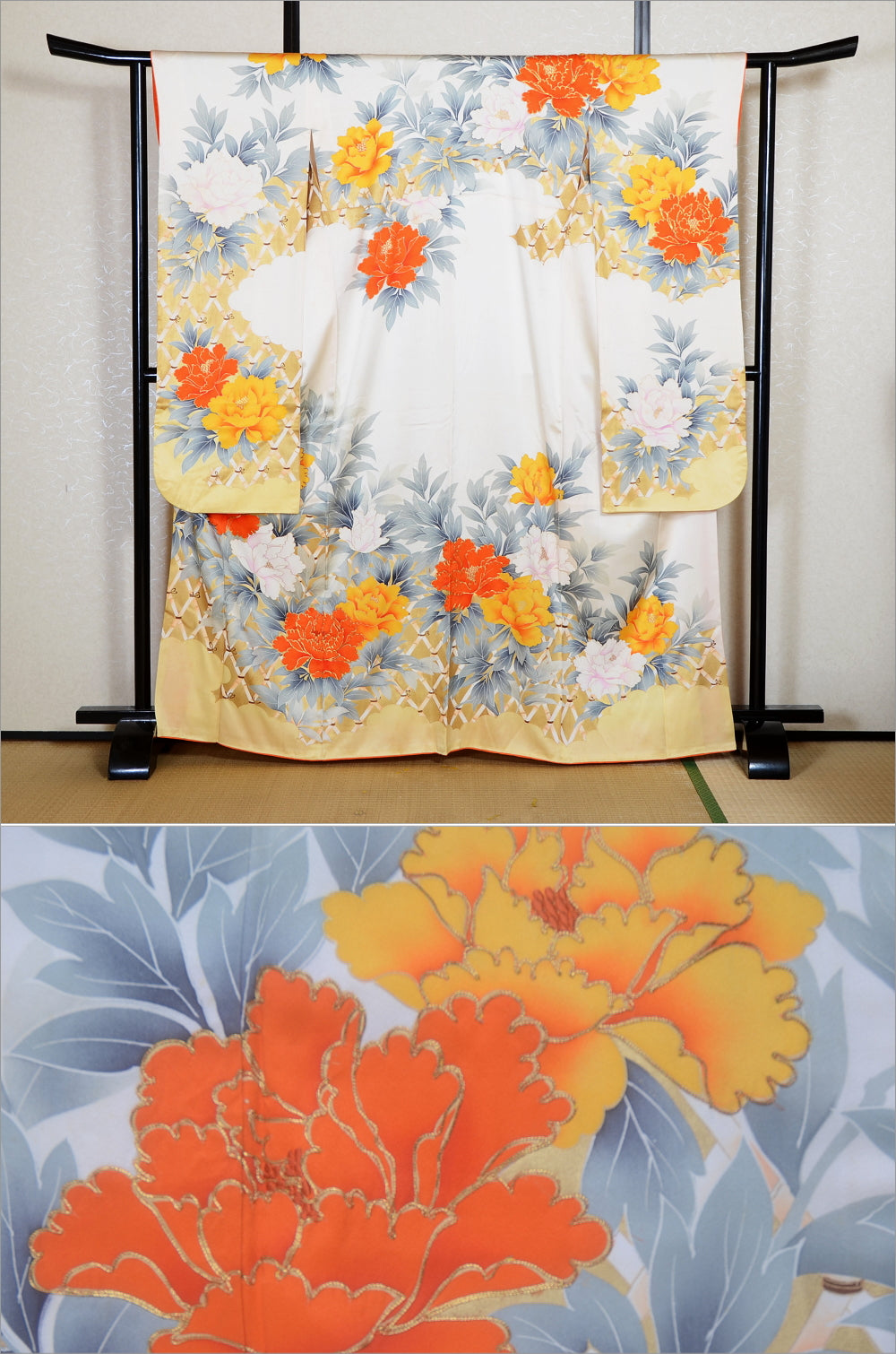 Long-sleeved kimono / Furisode / FK#2-360