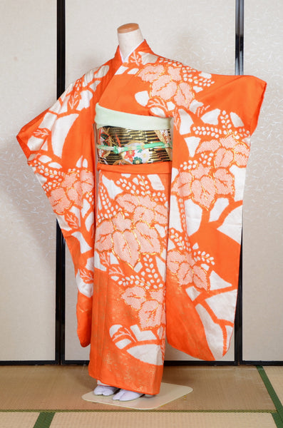 Long-sleeved kimono 6 items set / Furisode / FK#2-261