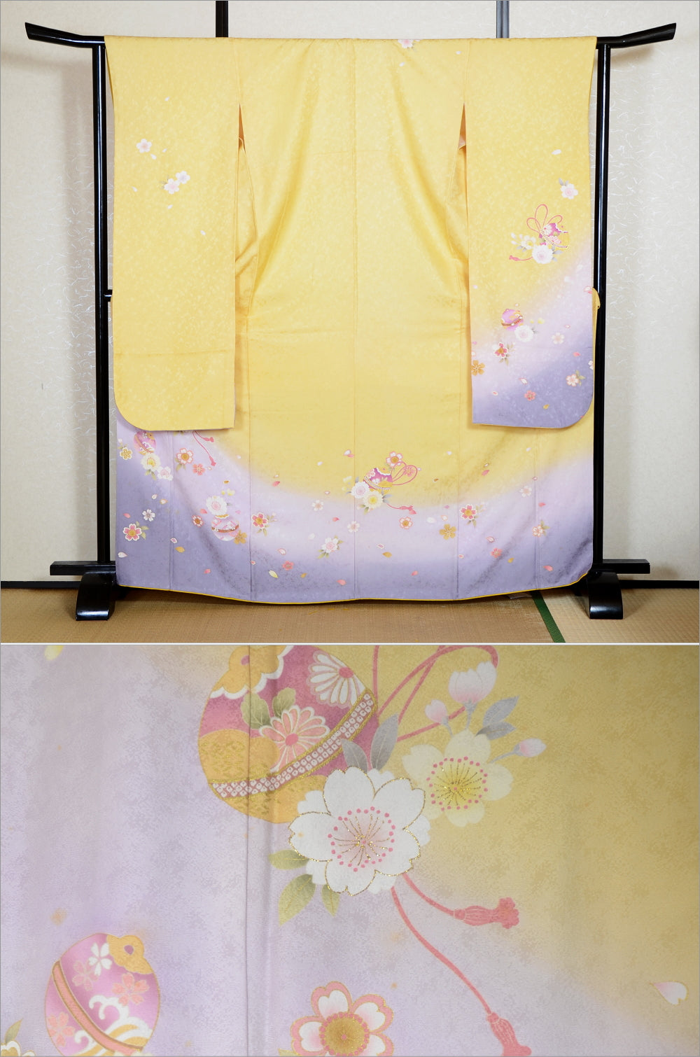 Long-sleeved kimono / Furisode / FK#2-038