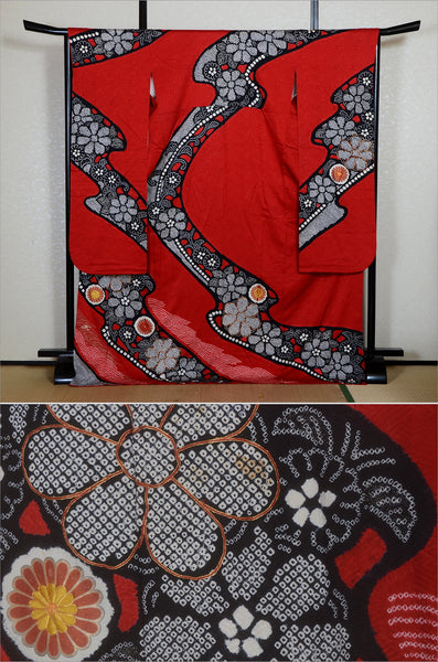 Long-sleeved kimono / Furisode / FK#2-357