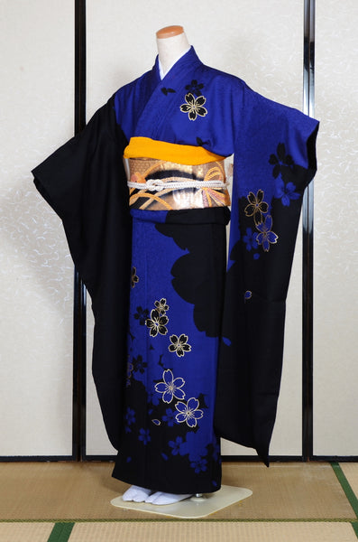 Long-sleeved kimono 6 items set / Furisode / FK#2-291