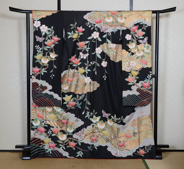 Long-sleeved kimono 6 items set / Furisode / FK#2-321