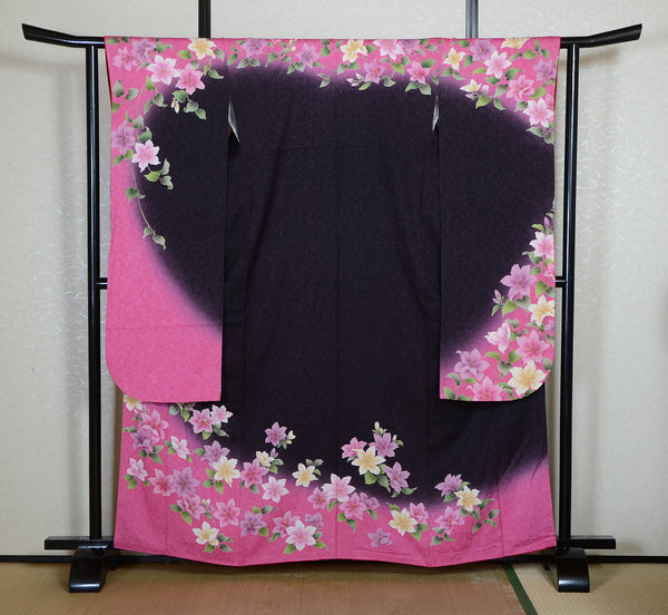 Long-sleeved kimono 6 items set / Furisode / FK#2-304