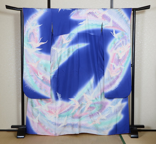 Long-sleeved kimono 6 items set / Furisode / FK#2-250
