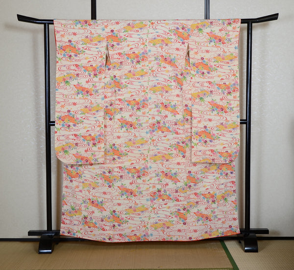 Long-sleeved kimono 6 items set / Furisode / FK#1-949