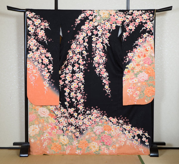 Long-sleeved kimono 6 items set / Furisode / FK#2-284