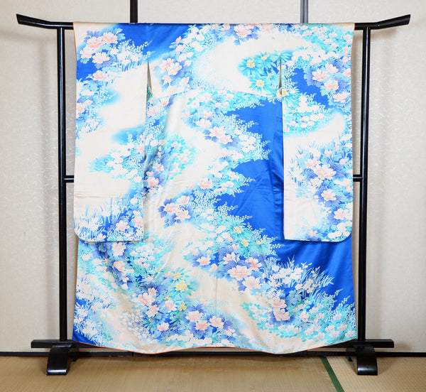 Long-sleeved kimono 6 items set / Furisode / FK#2-281